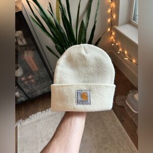 Carhartt Cream / White Beanie